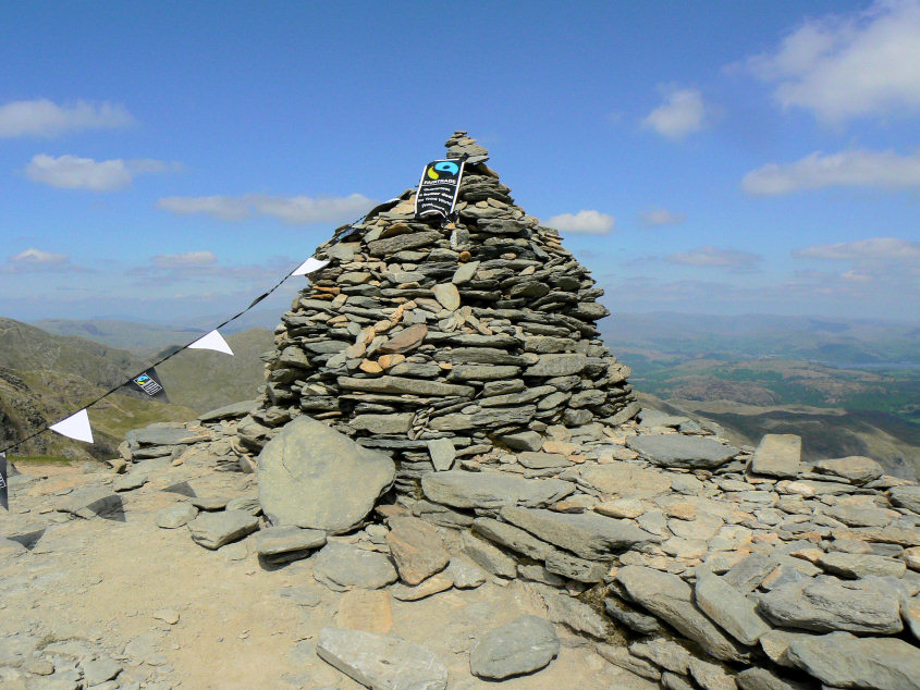 Coniston Old Man's cairn Coniston Old Man's cairn